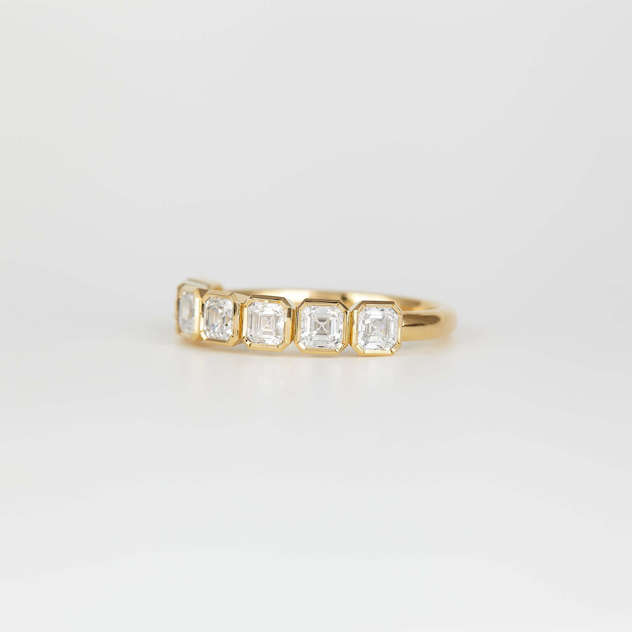 Arabella Asscher-Cut Diamond Band