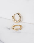 Diamond Huggies 10mm