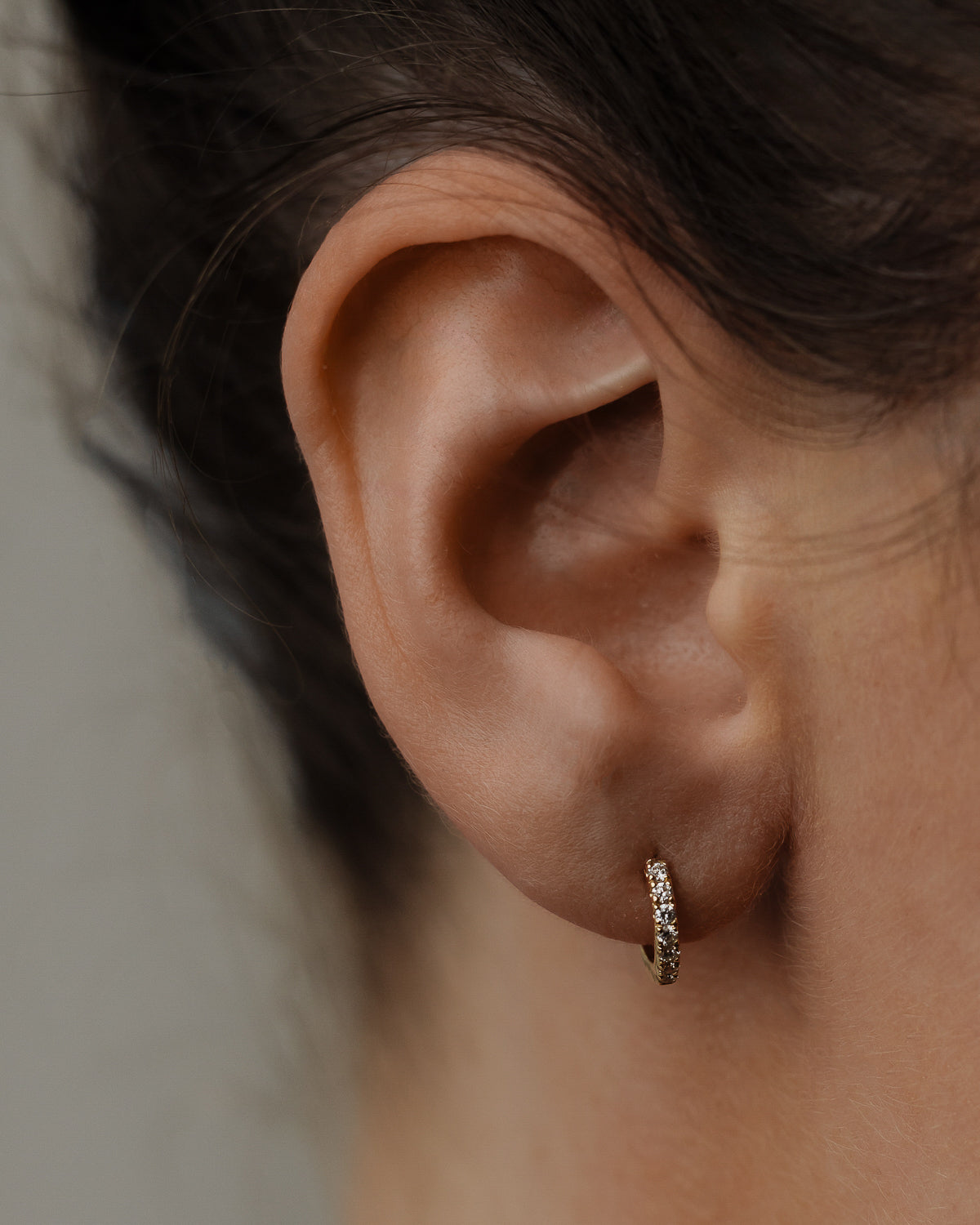Diamond Huggies 10mm