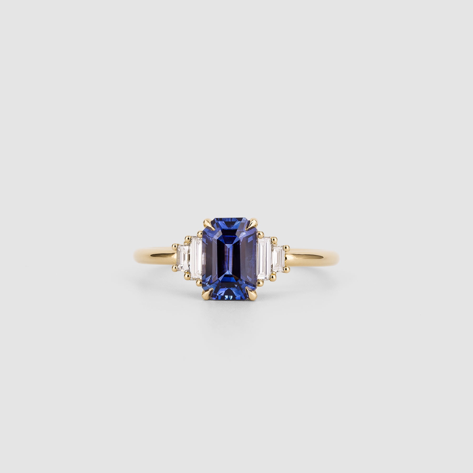 Hedy Ceylon Sapphire and Diamond Engagement Ring – Grew Co
