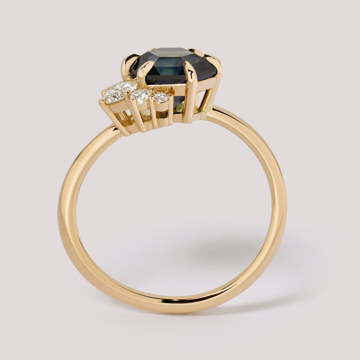Cherry Hexagon 2.63ct Australian Parti Sapphire