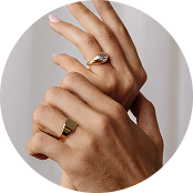 Unisex Wedding Rings & Bands