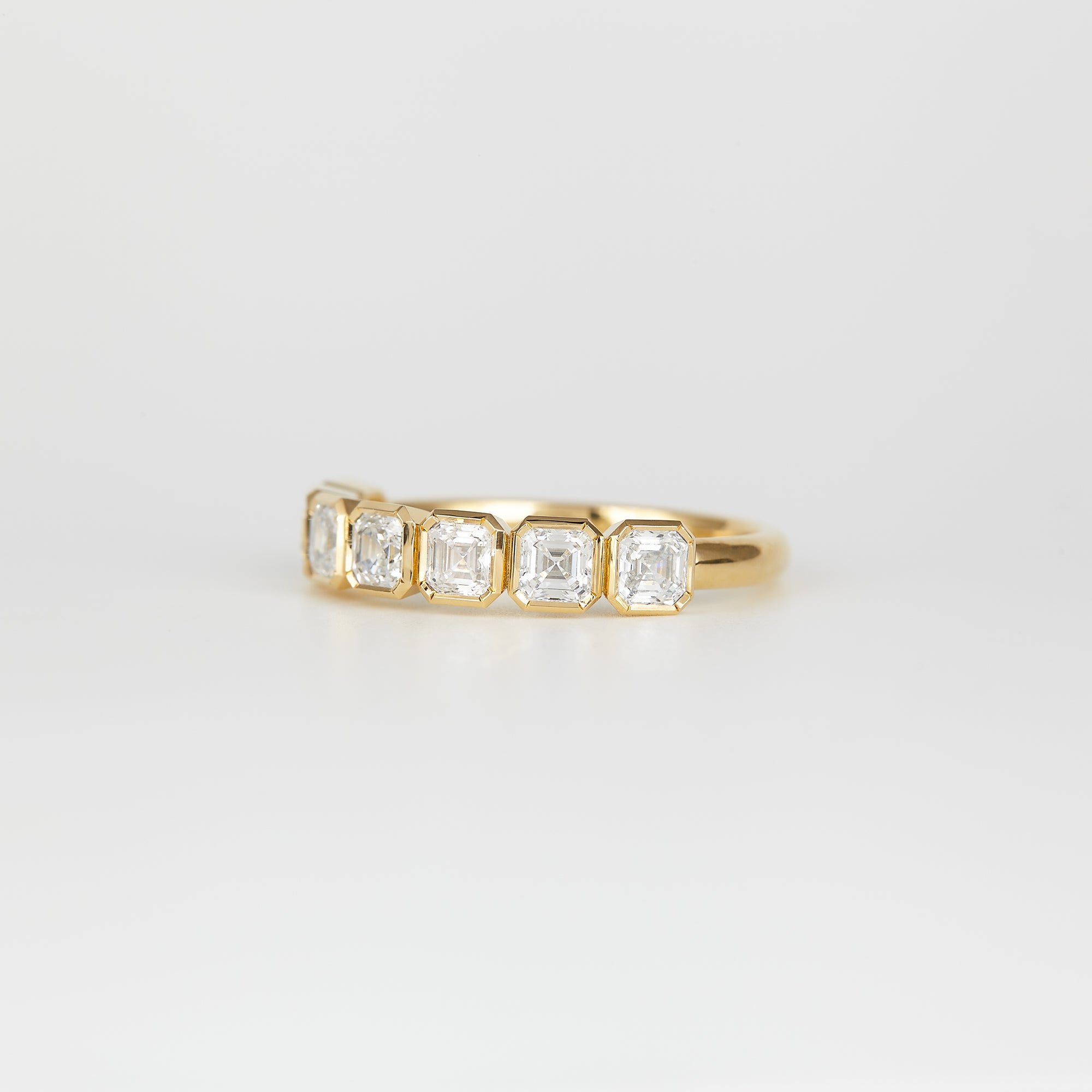 Arabella Asscher-Cut Diamond Band