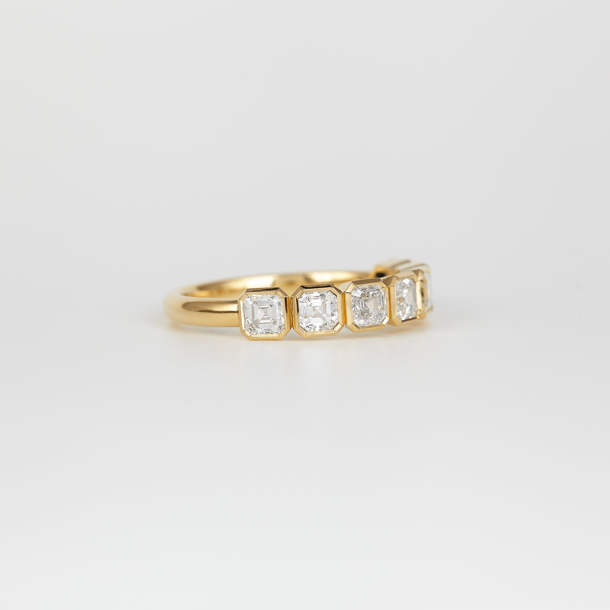 Arabella Asscher-Cut Diamond Band