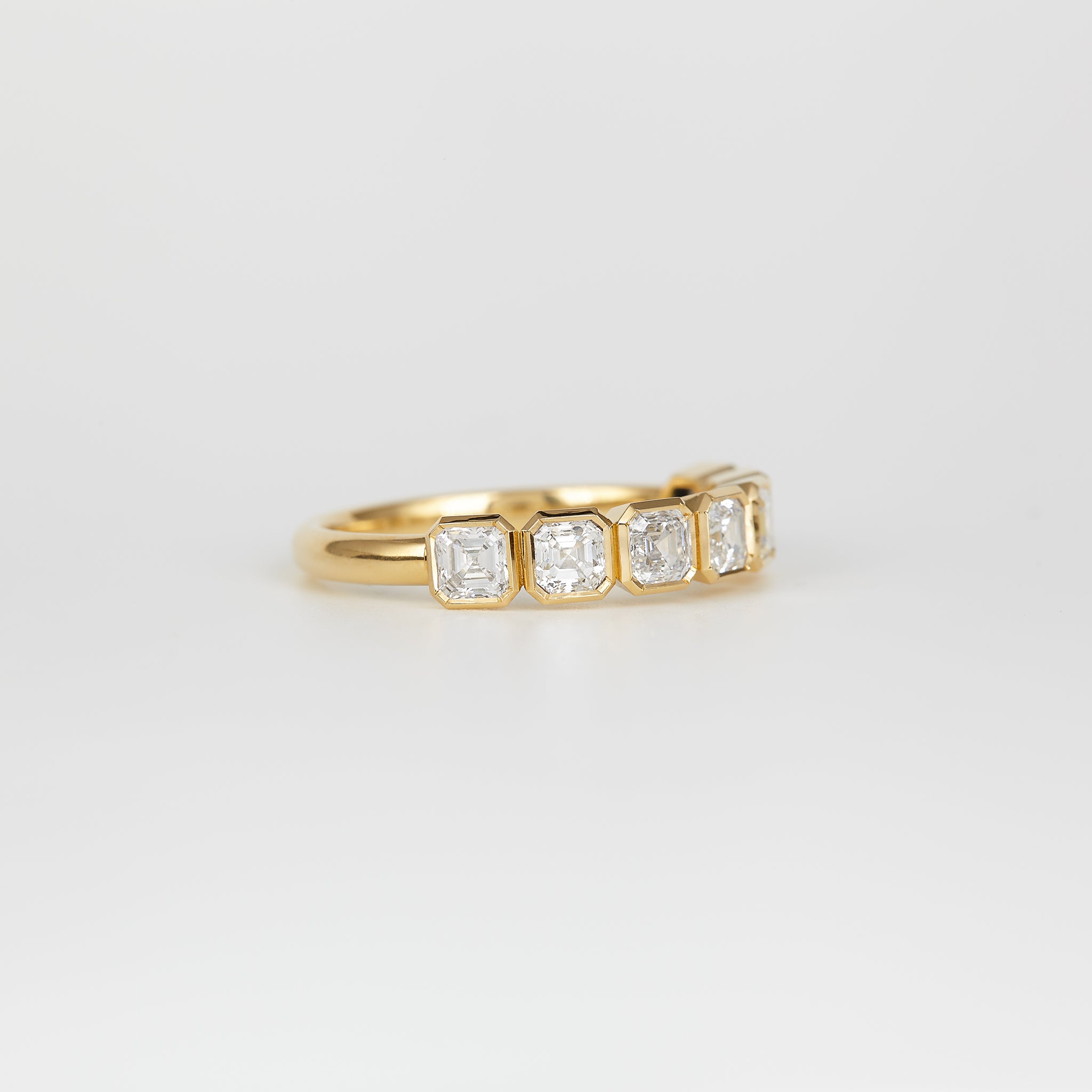 Arabella Asscher-Cut Diamond Band