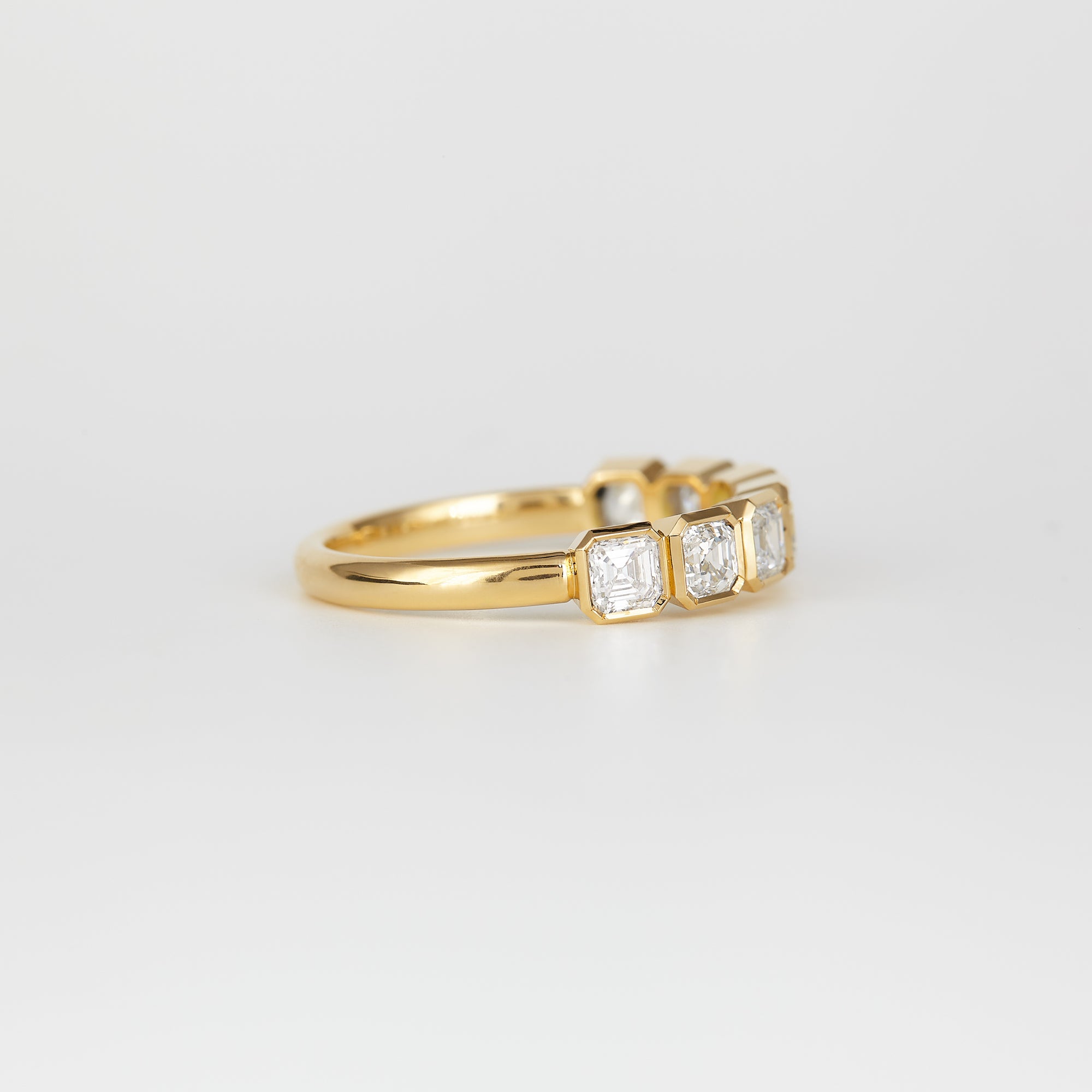 Arabella Asscher-Cut Diamond Band