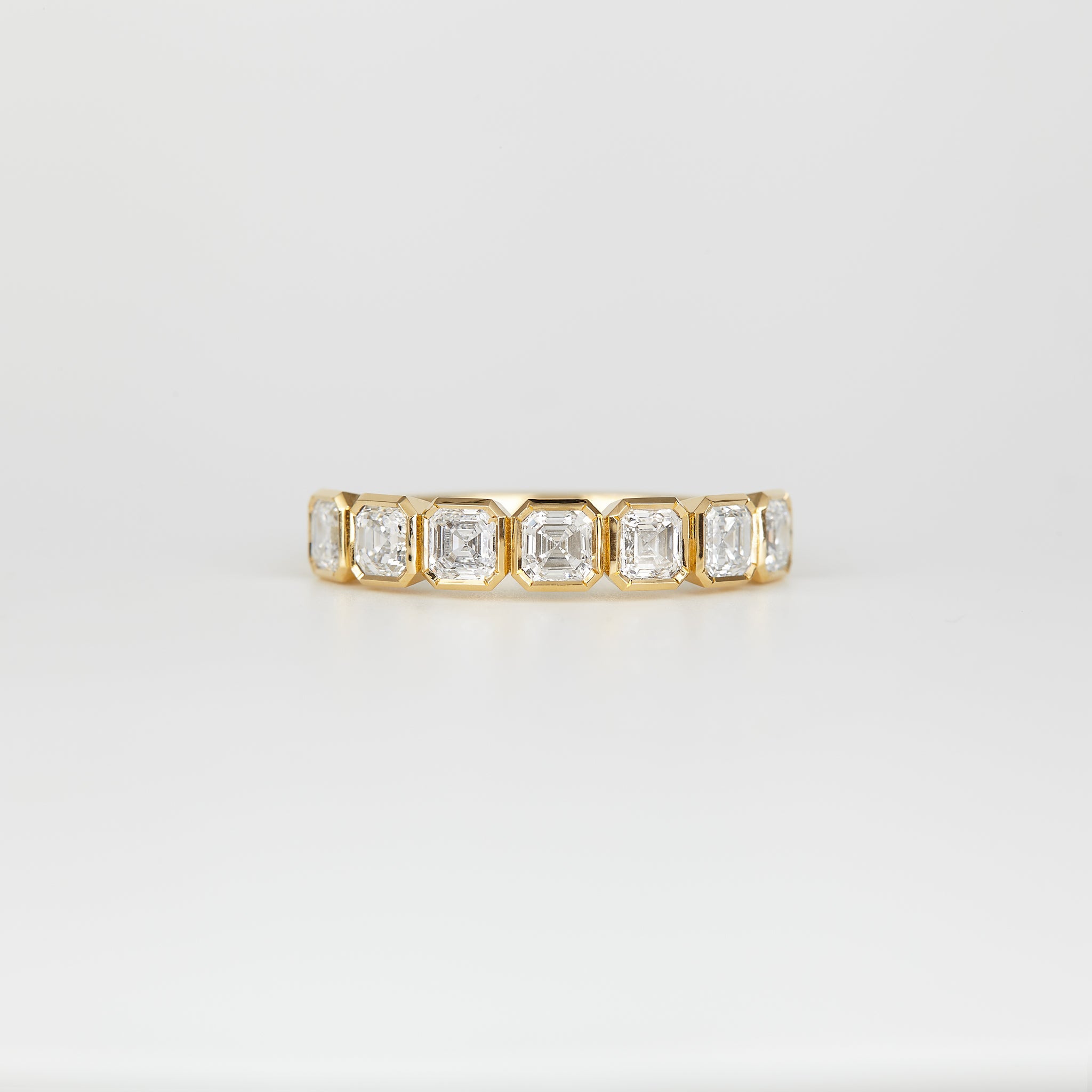 Arabella Asscher-Cut Diamond Band