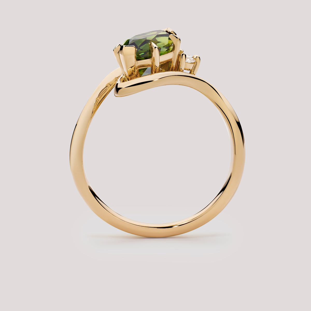Maeva Marquise 1.89ct Green Australian Sapphire