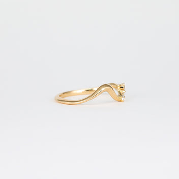 Tilda Organic Diamond Wedding Band – Grew & Co