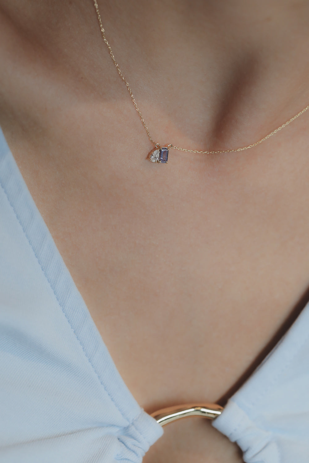 Banks Blue Sapphire Necklace