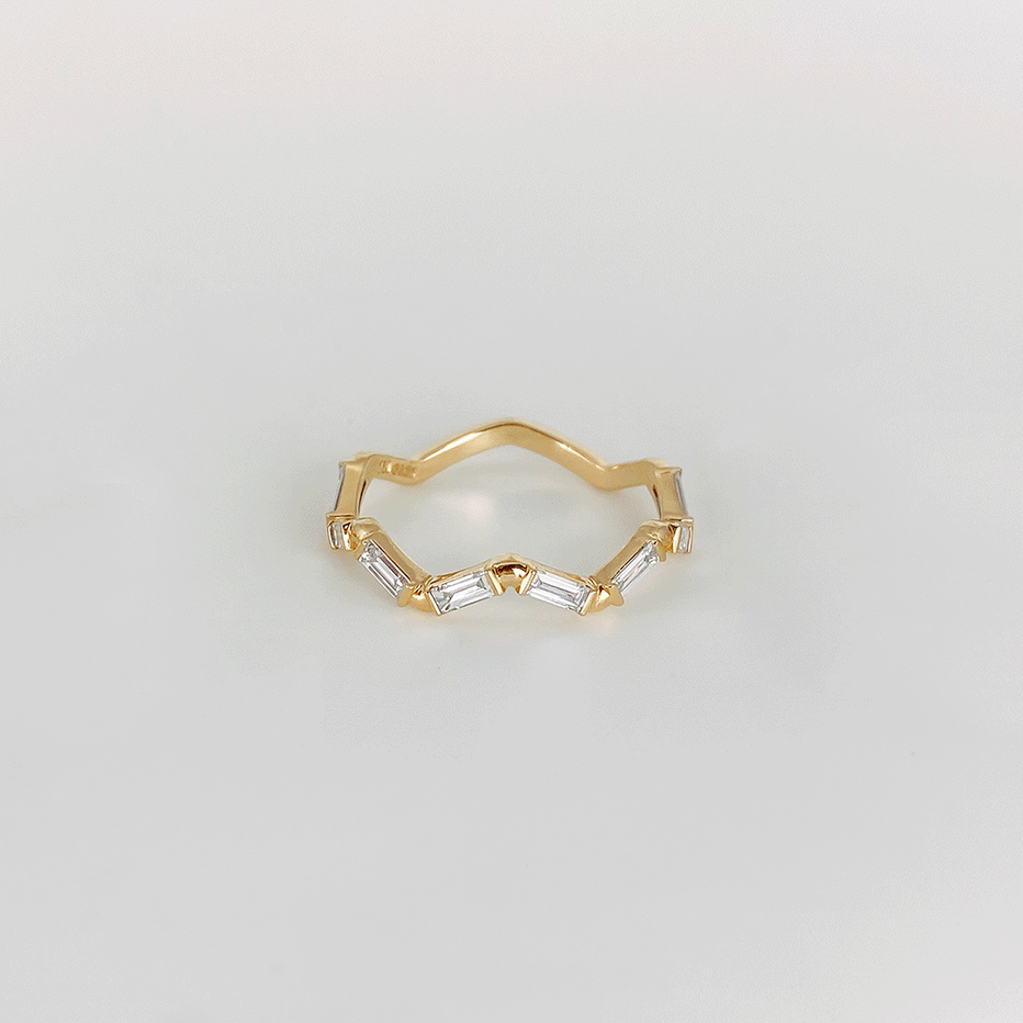 Zig Zag Wedding Band Grew & Co